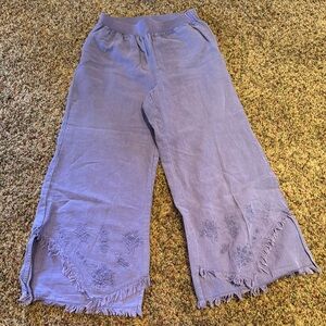 April Cornell Capri Lavender Pants